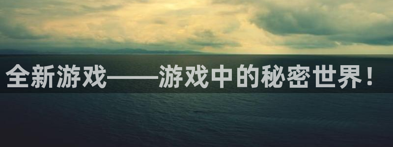 辉达娱乐网址官网：全新游戏——游戏中的秘密世界！