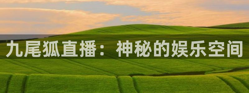 nba直播jrs直播吧：九尾狐直播：神秘的娱乐空间
